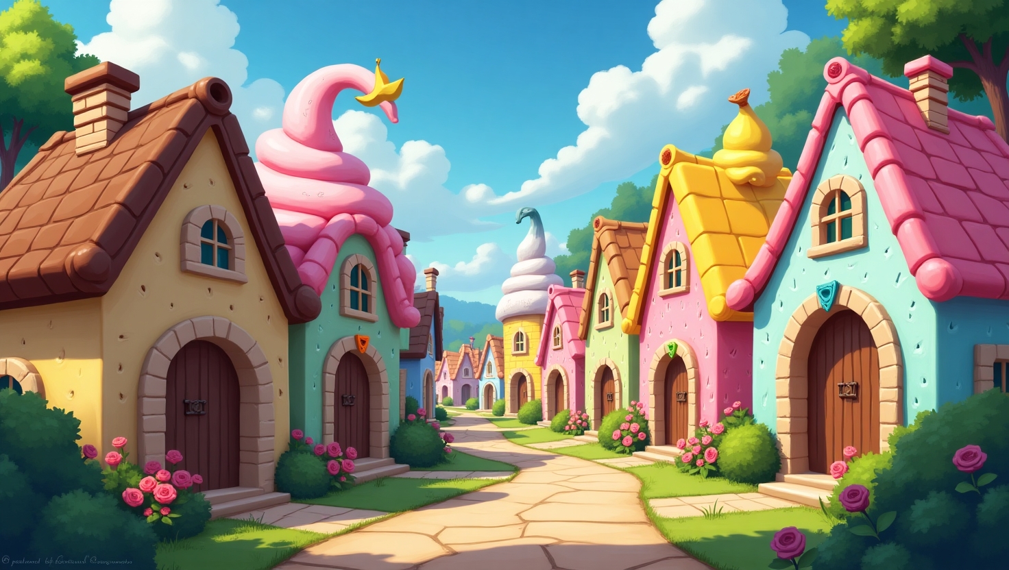 Leo & Friends in Flavorland show scene — colorful kids adventure